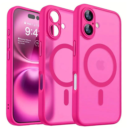 iPhone 17 Case - Pink - Matte Armor MagSafe Back Cover