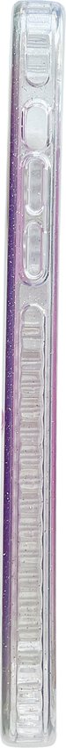 Apple iPhone 14 Pro Max Case - Purple - Glitter Back Cover