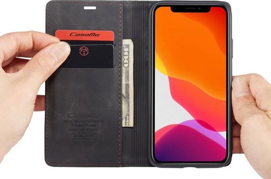 iPhone 11 Case - Charcoal Gray - Thin Wallet Case
