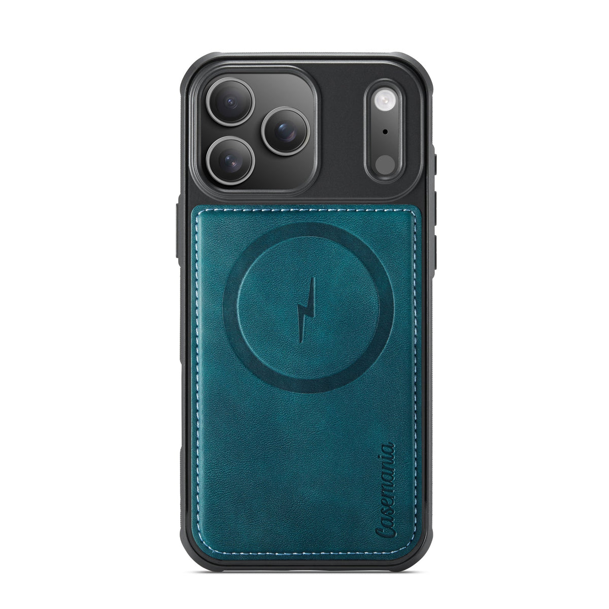 Apple iPhone 17 Pro Max Hoesje - Emerald Green - Kunstleer MagSafe Back Cover