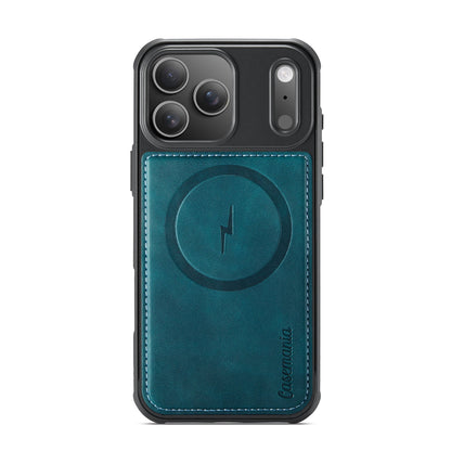 Apple iPhone 18 Pro Max Hülle - Emerald Green - Kunstleder-MagSafe-Backcover