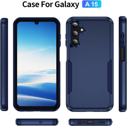 Coque Samsung Galaxy A15 - Bleu - Heavy Duty Armor Back Cover