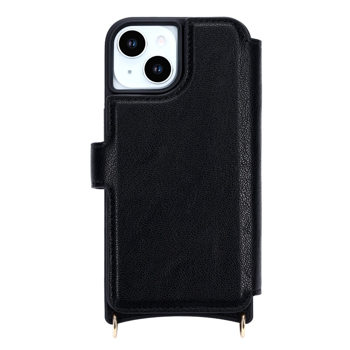 Apple iPhone 13 Case - Black - CM Amsterdam Back Cover with Phone Strap