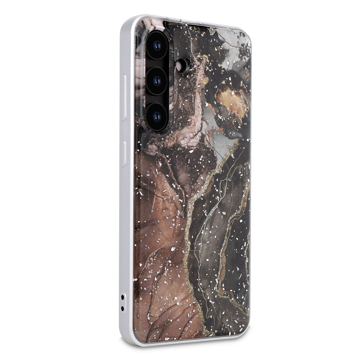 Samsung Galaxy S25 Plus Hoesje - Zwart - Marmer MagSafe Back Cover