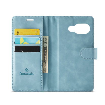 Google Pixel 9a Hülle - Aqua Blue - 2-in-1 MagSafe-Klapphülle mit Kartenfach