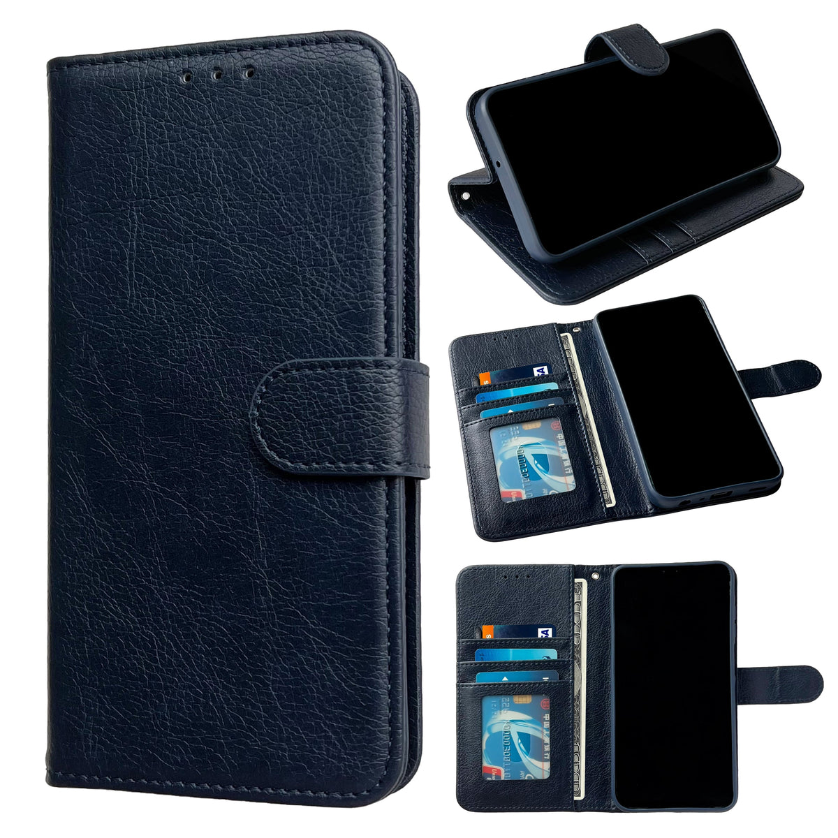 Samsung Galaxy A15 5G Hoesje - Blauw - Luxe Bookcase