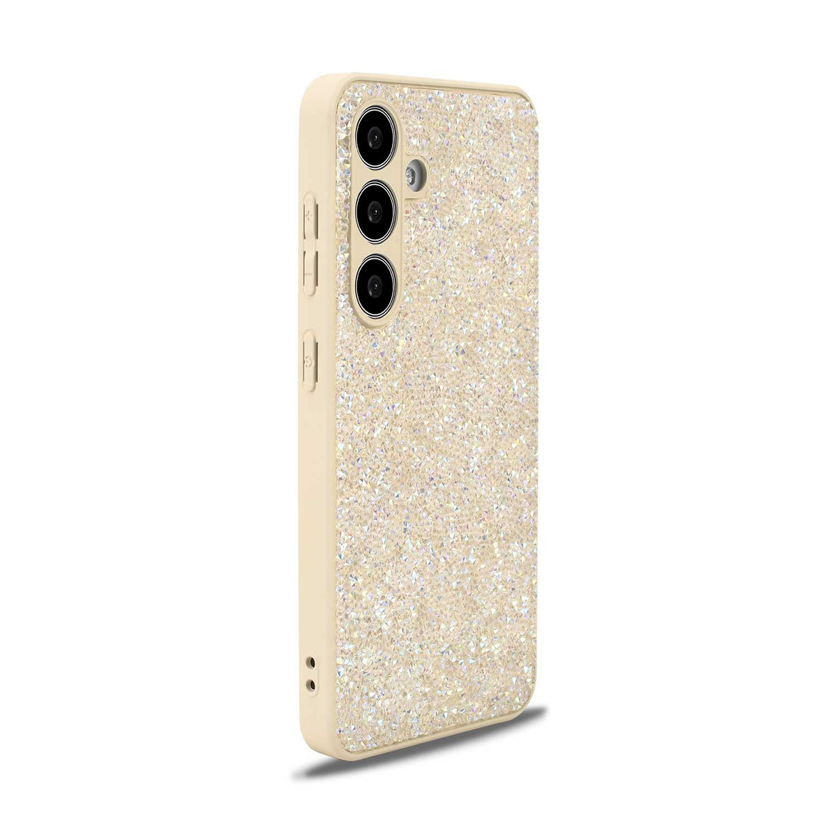Samsung Galaxy A53 Hoesje - Goud - Diamant Glitter Back Cover