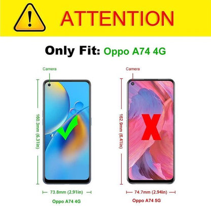 OPPO A74 4G Panzerglas - Tempered Glass - 2 Stück