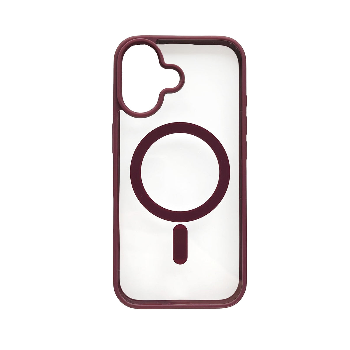 Apple iPhone 17 Hoesje - Burgundy - Bumper MagSafe Back Cover