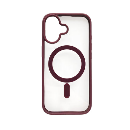 Apple iPhone 17 Hoesje - Burgundy - Bumper MagSafe Back Cover