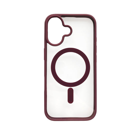 Apple iPhone 17 Case - Burgundy - Bumper MagSafe Back Cover