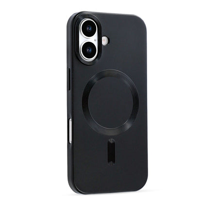 iPhone 17 Hoesje - Zwart - Matte Siliconen MagSafe Back Cover