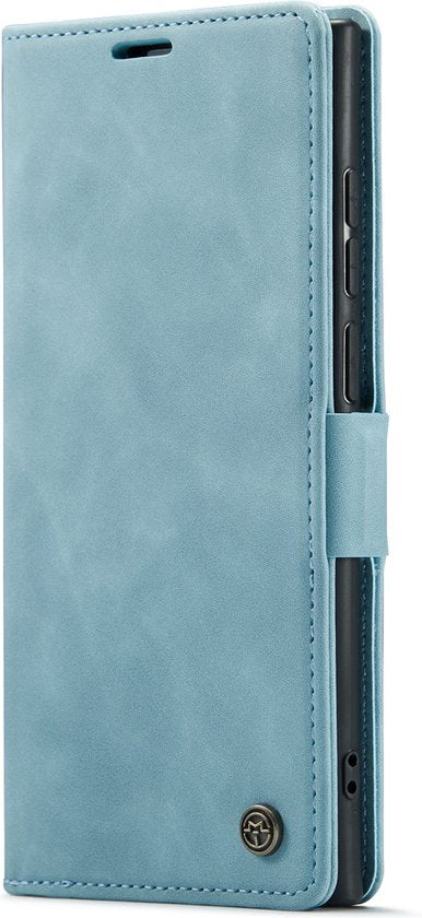 Samsung Galaxy S23 Ultra Case - Aqua Blue - Slim Wallet Case