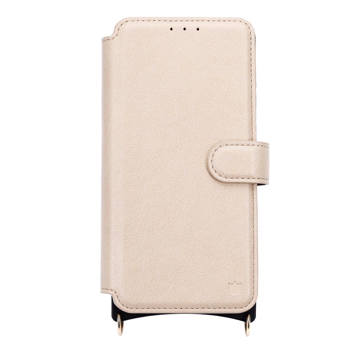 Samsung Galaxy S25 Hoesje - Beige - 'Amsterdam' Magnetische Wallet Case met Pasjeshouders en