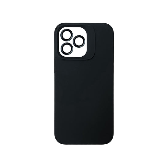 Apple iPhone 15 Pro Hoesje - Zwart - Liquid Siliconen Back Cover