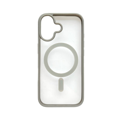 Apple iPhone 17 Case - Grey - Bumper MagSafe Back Cover