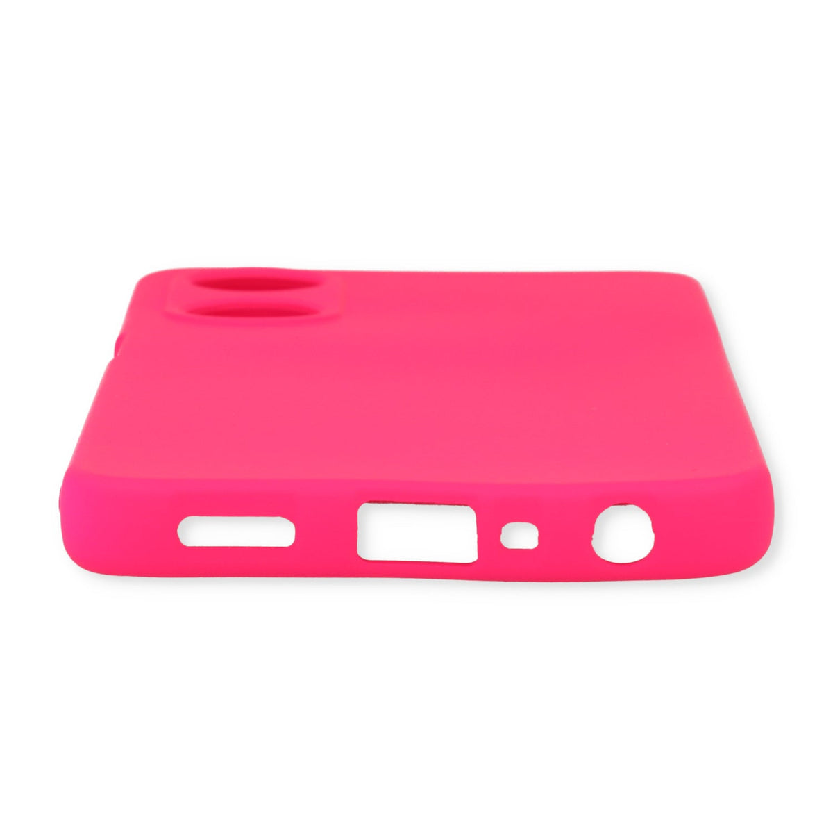 Oppo A98 Hoesje - Roze - Siliconen Back Cover met Telefoonkoord