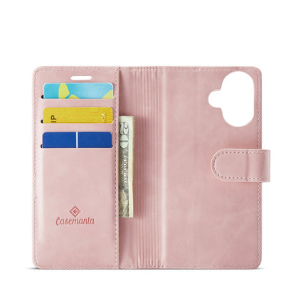 Apple iPhone 17 Case - Pale Pink - Luxury 2-in-1 MagSafe Wallet Case