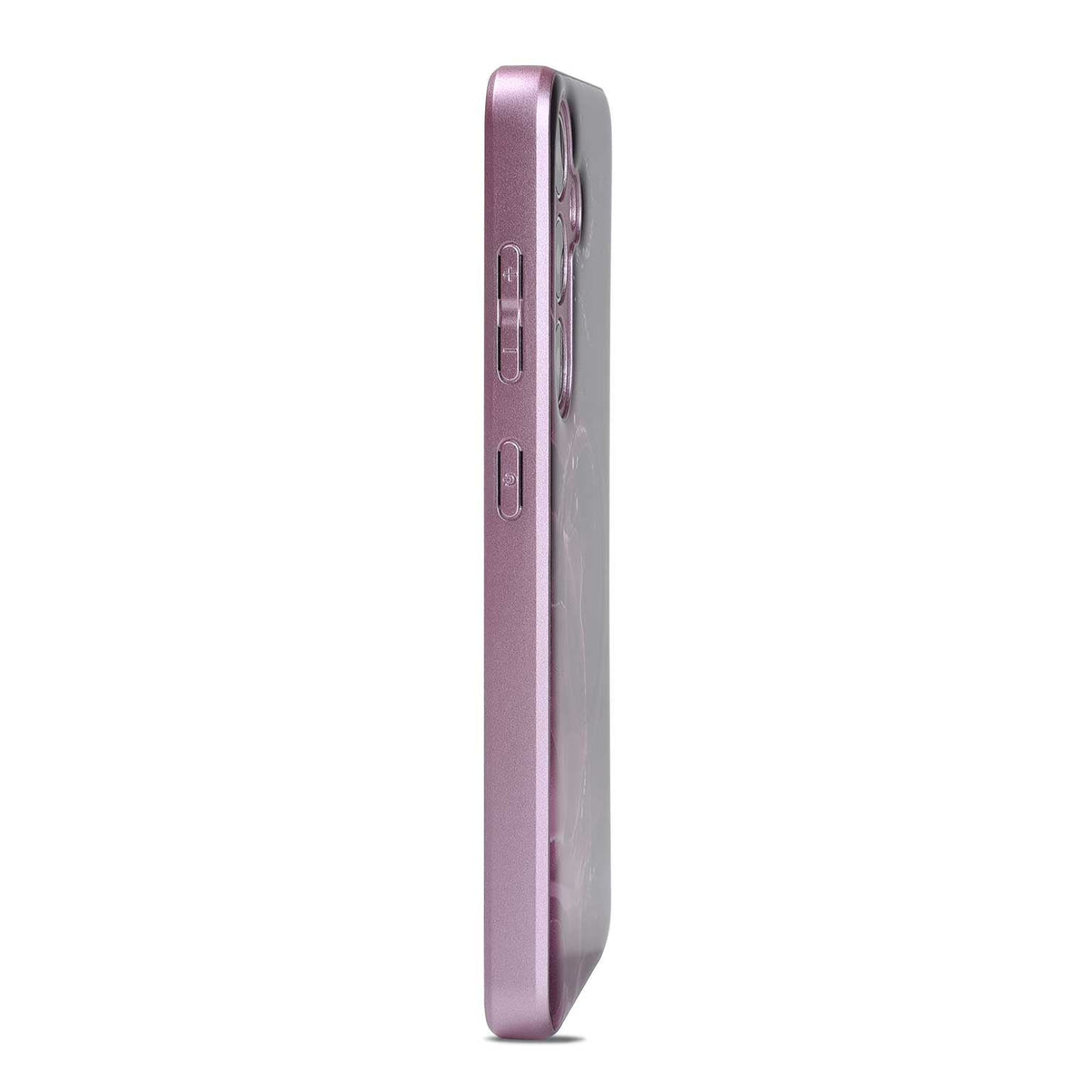 Samsung Galaxy S24 Plus Hoesje - Rood - Siliconen Marmer MagSafe Back Cover