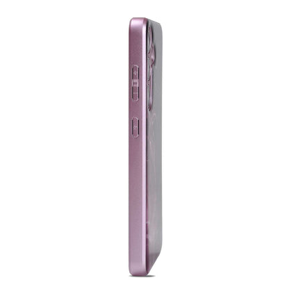 Samsung Galaxy S24 Hoesje - Rood - Siliconen Marmer MagSafe Back Cover