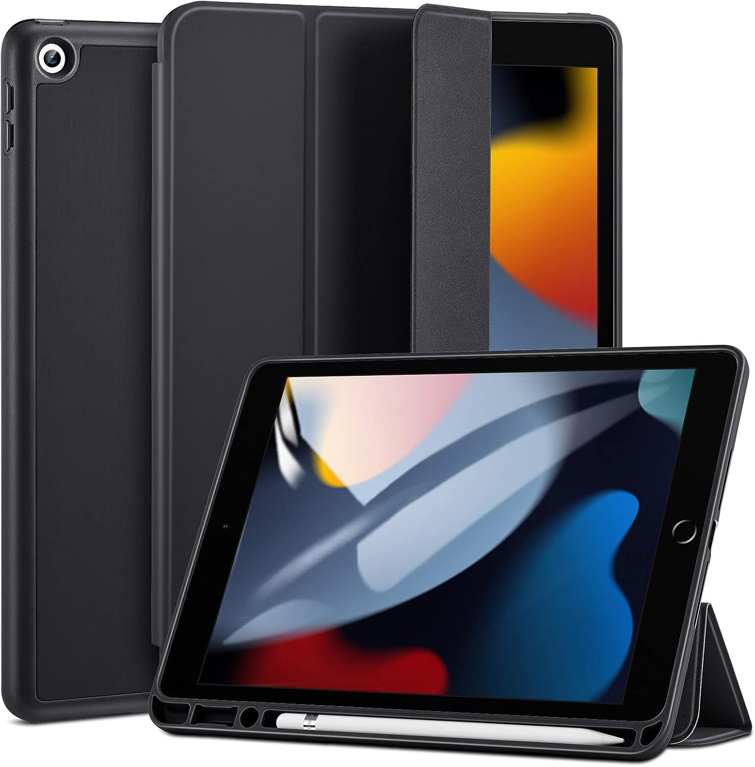 Smart Cover Hoes met Pencil Houder | iPad 10.2 inch