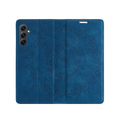 Samsung Galaxy A34 5G Hoesje - Navy Blue - Mandala Dunne Back Cover