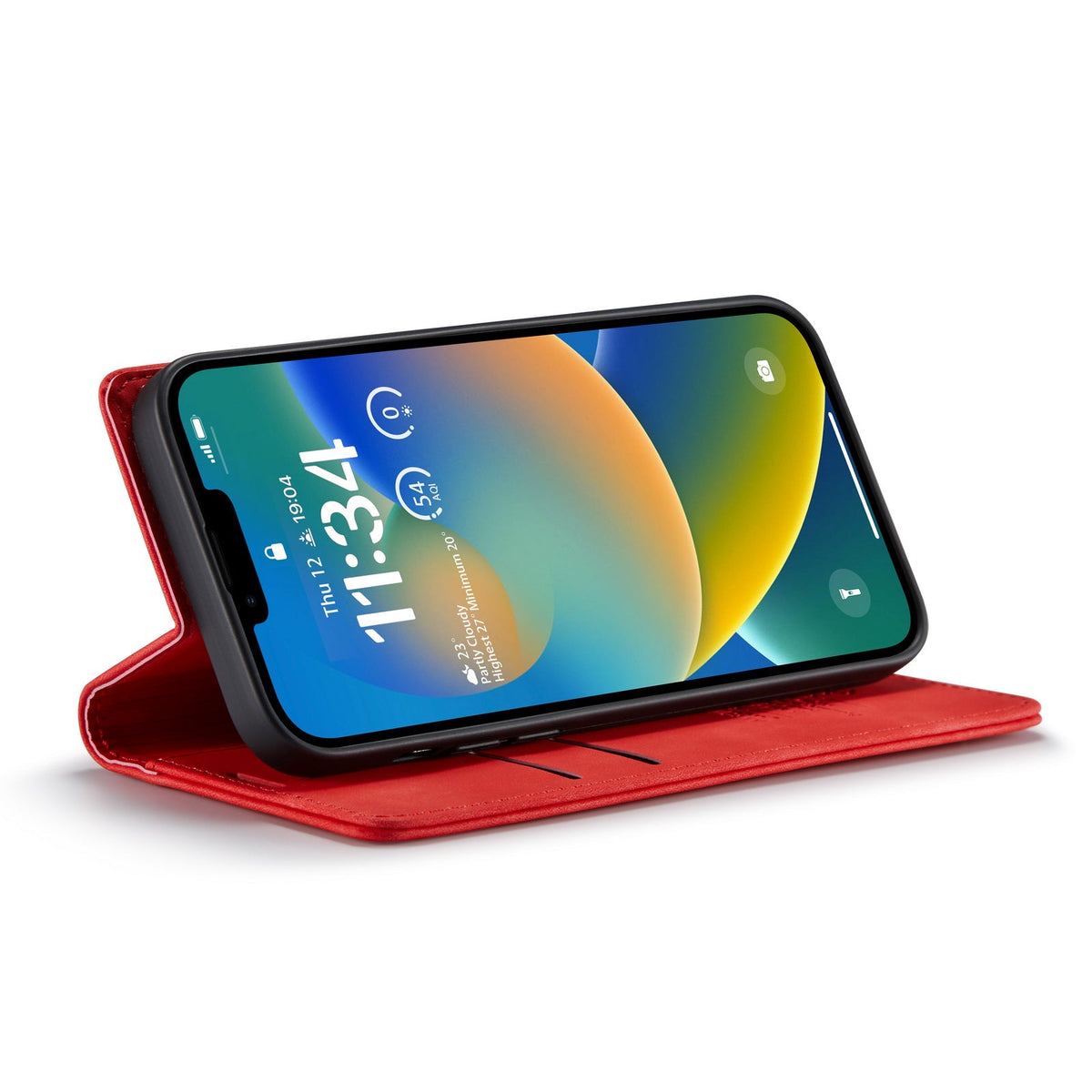 Samsung Galaxy S23 Ultra Hoesje - Crimson Red - Dunne Bookcase