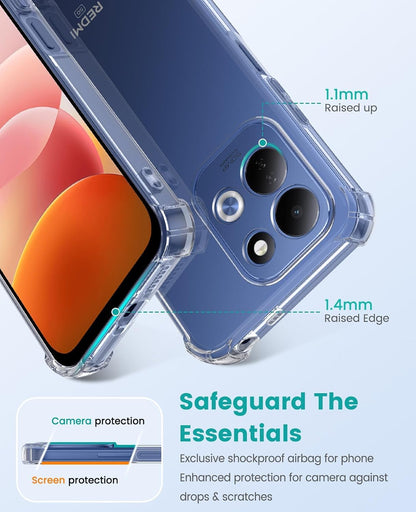 Xiaomi Redmi 17 Hoesje - Transparant - Anti-Shock Back Cover