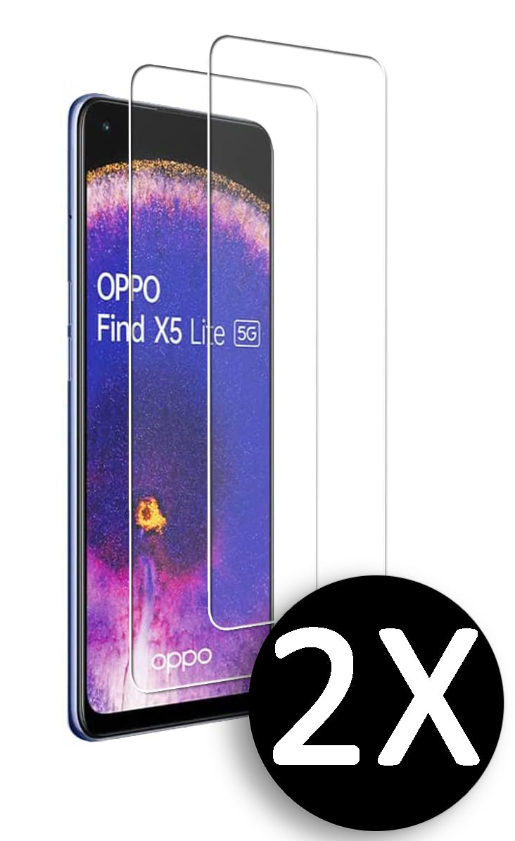 OPPO Find X5 Lite Panzerglas - Tempered Glass - 2 Stück