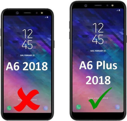 Samsung Galaxy A6+ (2018) Hoesje - Grijs - Luxe Bookcase