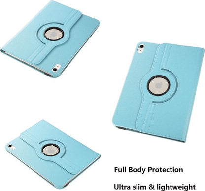 Apple iPad 2025 (11th Gen) Tablethoes - Light Blue - Draaibare Bookcase
