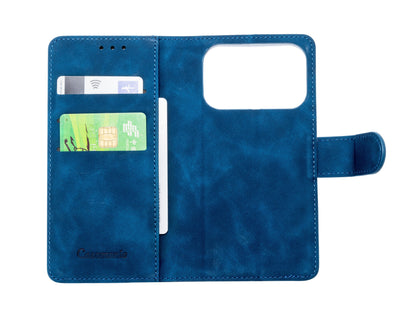 Apple iPhone 18 Pro Max Hoesje - Navy Blue - 2 in 1 MagSafe Bookcase