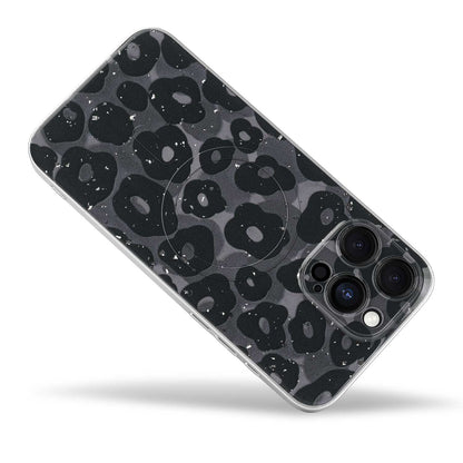 Apple iPhone 15 Pro Max Hoesje - Purple - Glitter MagSafe Back Cover