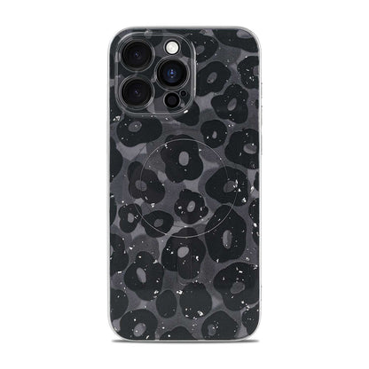 Apple iPhone 12 Pro Hoesje - Purple - Glitter MagSafe Back Cover