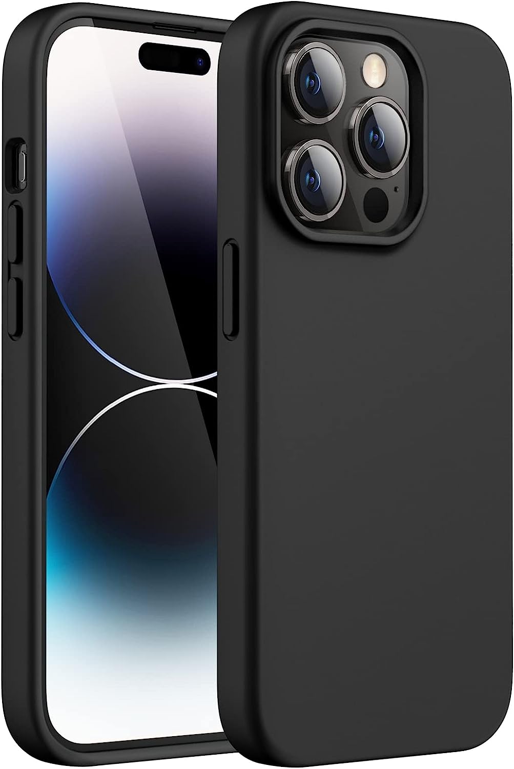 iPhone 15 Pro Max Hoesje - Zwart - Siliconen Back Cover