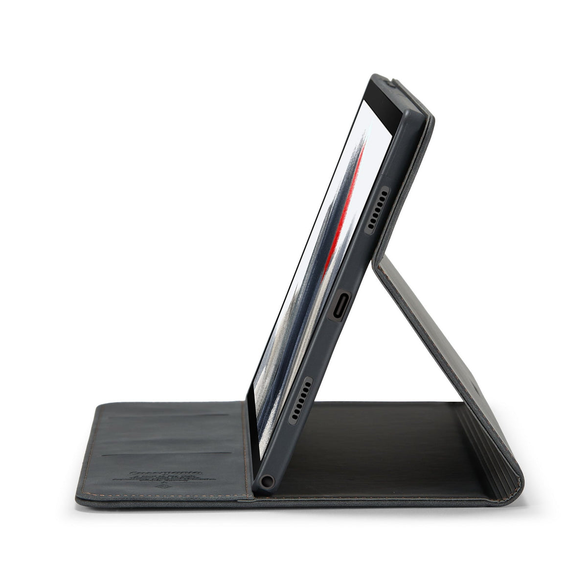 Samsung Galaxy Tab Active5 Pro Tablethoes - Charcoal Gray - Luxe Bookcase