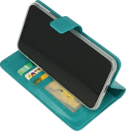 Motorola Moto E7i Power Hoesje - Turquoise - Bookcase
