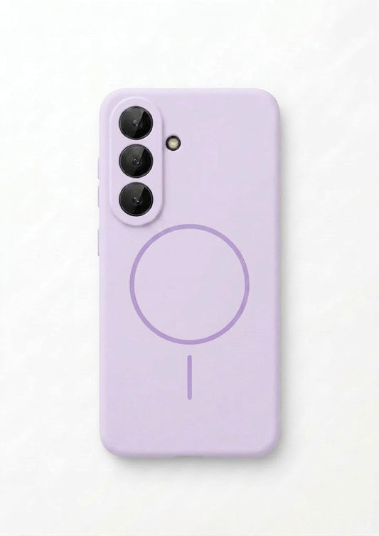 Samsung Galaxy S26 Plus Case - Lilac - Soft Liquid Silicone MagSafe Back Cover