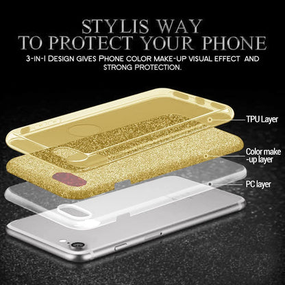 Samsung Galaxy A14 4G Hülle - Gold - Glitter Back Cover