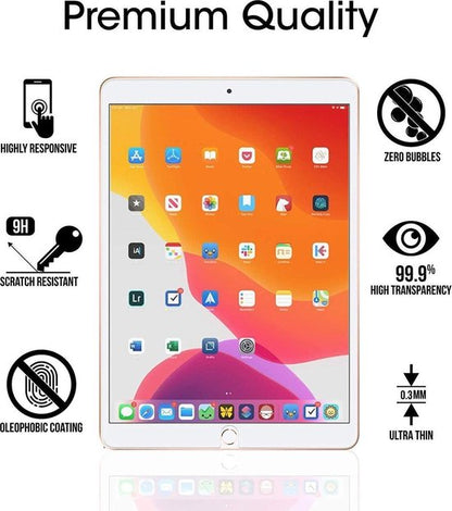 Apple iPad 10.2" WiFi 2020 (8. Gen.) / 10.2" WiFi 2019 (7. Gen.) Screenprotector - Full Cover - 2 Stuks
