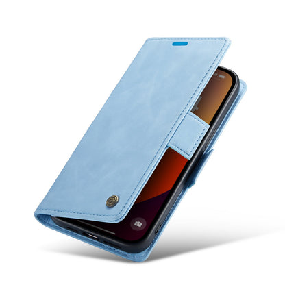 Apple iPhone 15 Pro Hülle - Sky Blue - Portemonnaie-MagSafe-Klapphülle mit Kartenfach