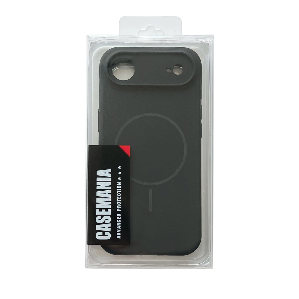 Apple iPhone Air Hülle - Schwarz - Liquid-Silikon-MagSafe-Backcover