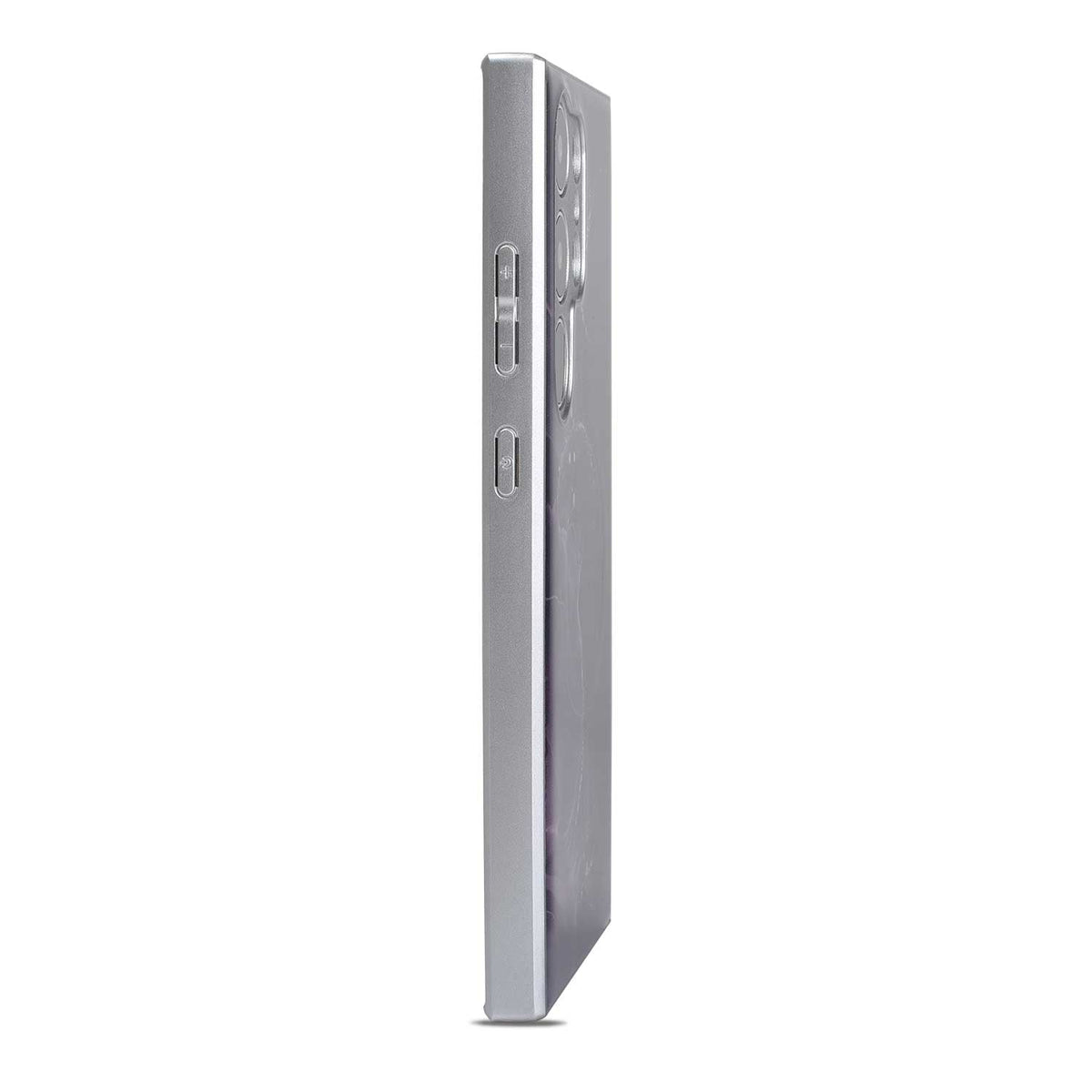 Samsung Galaxy S24 Ultra Hoesje - Zwart - Siliconen Marmer MagSafe Back Cover