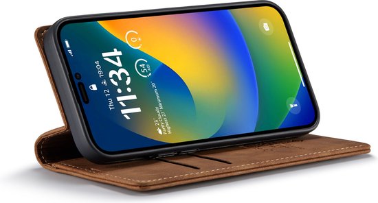 Apple iPhone 14 Pro Max Case - Sienna Brown - Slim Wallet Case
