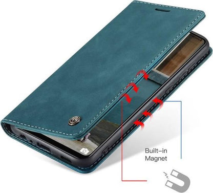 Samsung Galaxy A72 Case - Emerald Green - Slim Wallet Case