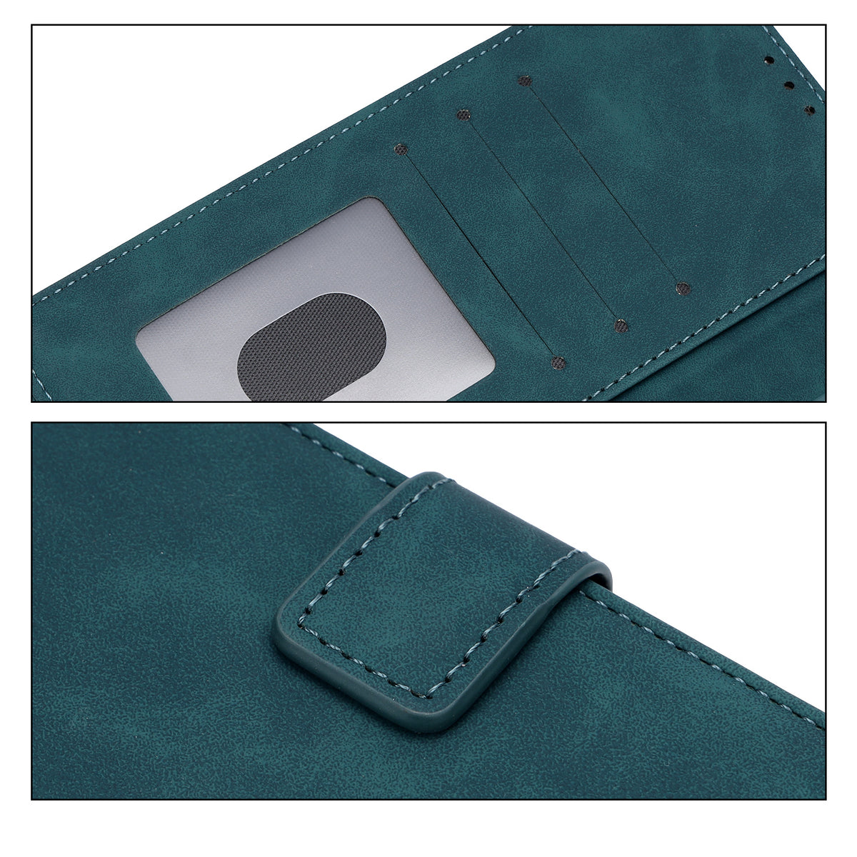 Samsung Galaxy A57 Hoesje - Emerald Green - Portemonnee Bookcase