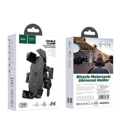 Bicycle Holder / Motorcycle Holder for the Handlebar | Phone Holder for Bicycle and Motorcycle - Black