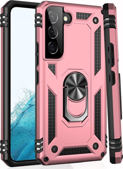 Samsung Galaxy S22 Plus Hoesje - Roségoud - Armor Kickstand Back Cover