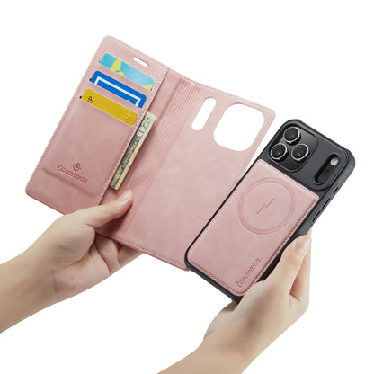 Apple iPhone 17 Pro Max Hoesje - Pale Pink - Luxe 2 in 1 MagSafe Bookcase