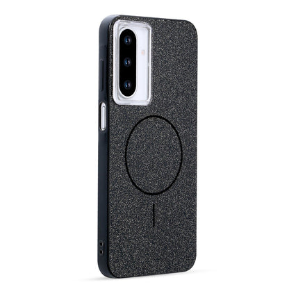 Samsung Galaxy A17 Hoesje - Zwart - Glitter MagSafe Back Cover